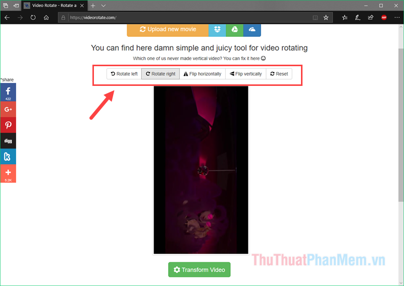 How to rotate a video in the opposite direction Picture 9
