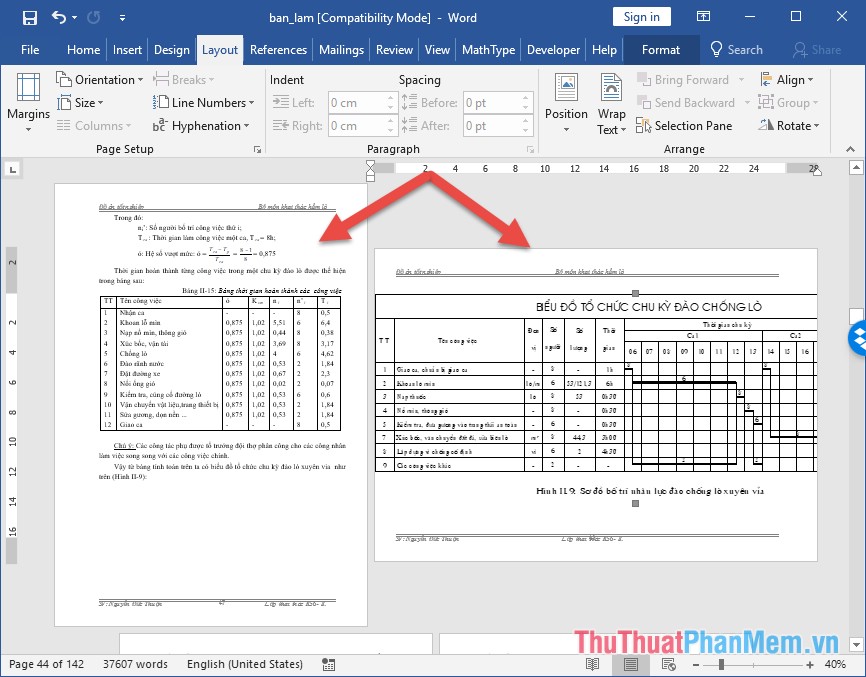 How to rotate any 1 page size paper in Word Picture 7
