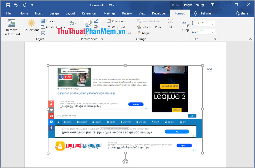 How to rotate images in Word Picture 6