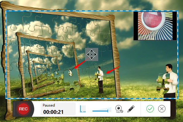 How to rotate the screen and webcam with Apowersoft's Screen Recorder Picture 4