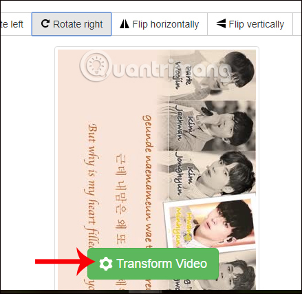 How to rotate the video upside down, tilted by Videorotate online Picture 8