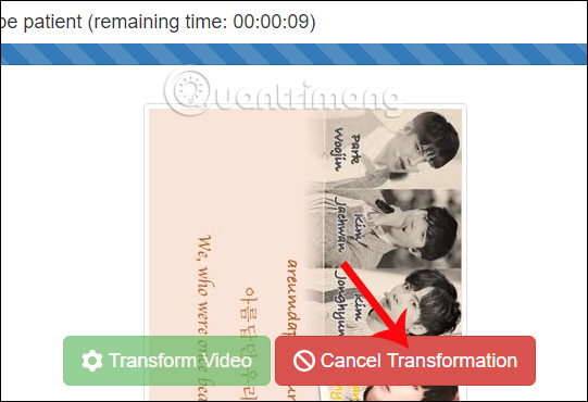 How to rotate the video upside down, tilted by Videorotate online Picture 9