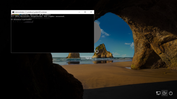 Picture 11 of How to run any application from the Ease of Access button on the Windows 10 login screen