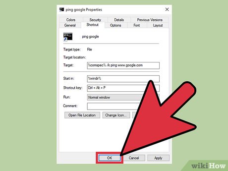 How to Run Command Prompt Commands from a Windows Shortcut Picture 15
