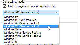 How to run games, old software on Windows 10 Picture 11