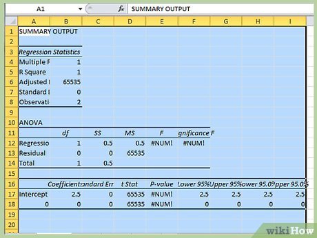How to Run Regression Analysis in Microsoft Excel Picture 10