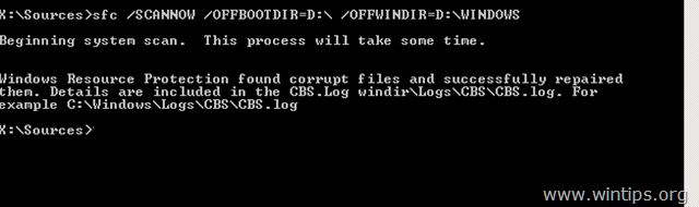 How to run SFC (System File Checker) Offline? Picture 8
