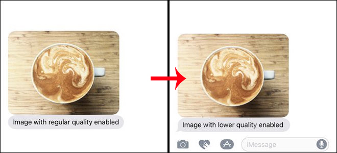 How to save 3G when sending photos via iMessage iOS 10 Picture 4