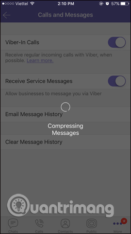How to save and send Viber messages to email Picture 5