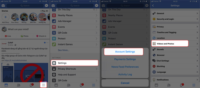 How to save battery when surfing Facebook on iPhone Picture 1