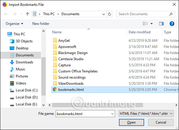 How to save bookmarks on Firefox to your computer Picture 7