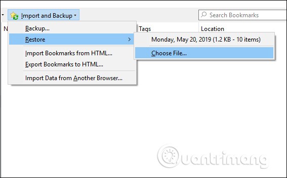 How to save bookmarks on Firefox to your computer Picture 8