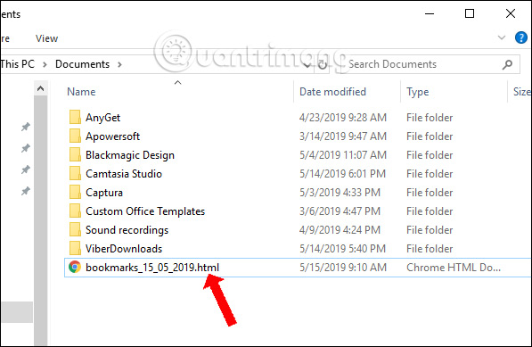 How to save bookmarks on Google Chrome and Coc Coc to your computer Picture 4