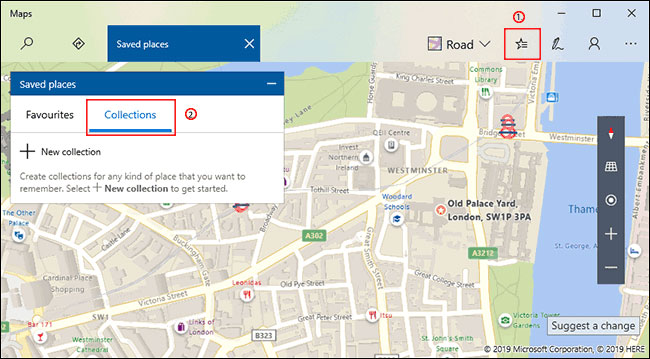 How to save favorite places on Windows 10 Maps Picture 10