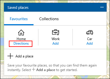 How to save favorite places on Windows 10 Maps Picture 4
