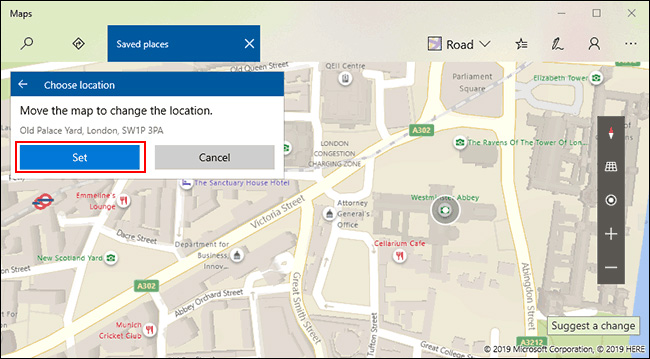 How to save favorite places on Windows 10 Maps Picture 7