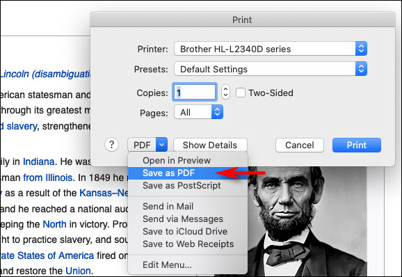 How to save Firefox websites as PDF Picture 5