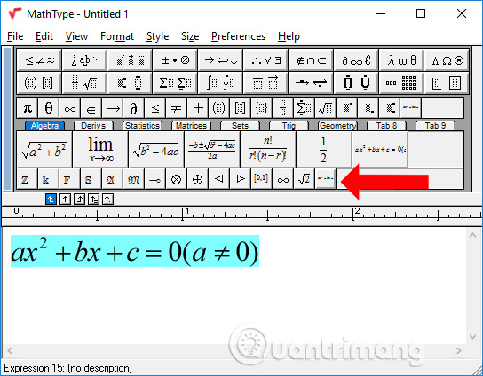 How to save frequently used formulas on MathType Picture 4