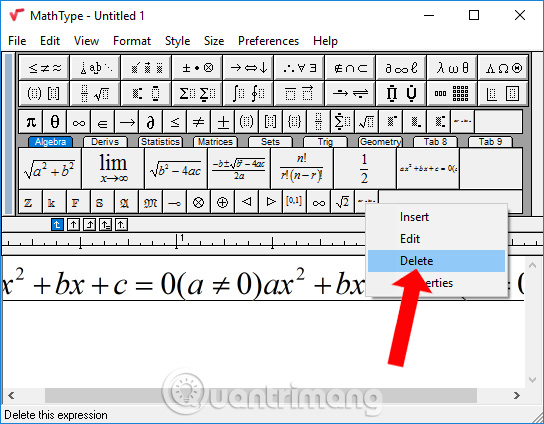 How to save frequently used formulas on MathType Picture 6