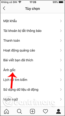 How to save Instagram original photos to albums on iPhone Picture 3