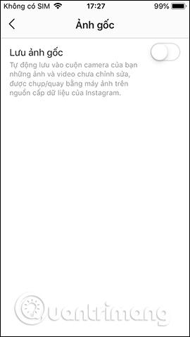 How to save Instagram original photos to albums on iPhone Picture 5