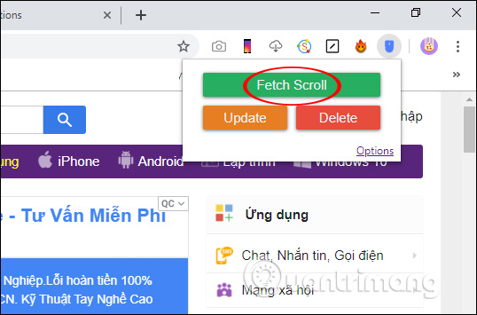How to save page scroll positions on Chrome Picture 5