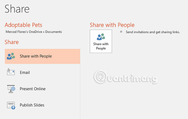 How to save presentations in PowerPoint 2016 Picture 14