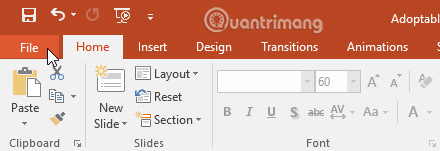 How to save presentations in PowerPoint 2016 Picture 5