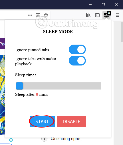 How to save RAM when surfing the web on Firefox Picture 2
