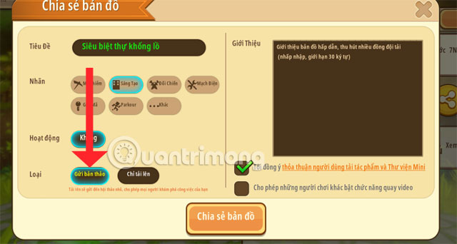 How to save the map and share the map in Mini World: Block Art Picture 6