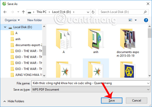 How to save the website on Coc Coc into a PDF file Picture 7