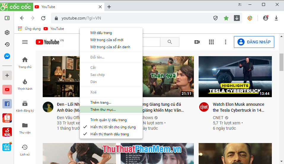 How to save web addresses for later viewing on Chrome, Coc Coc, Edge, Firefox Picture 11