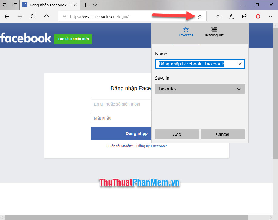 How to save web addresses for later viewing on Chrome, Coc Coc, Edge, Firefox Picture 12