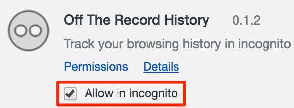 How to save web browsing history when browsing in incognito mode on Chrome browser Picture 5