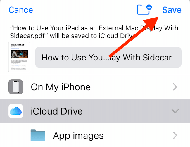 How To Save Web Pages As Pdfs On Iphone And Ipad