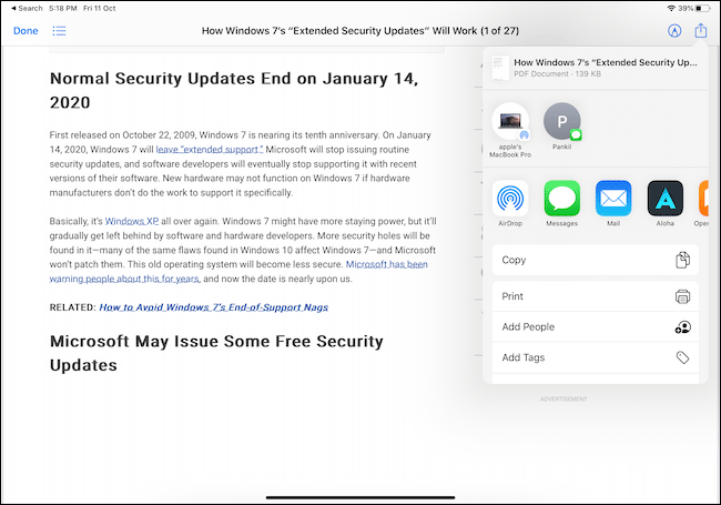How to save web pages as PDFs on iPhone and iPad Picture 12