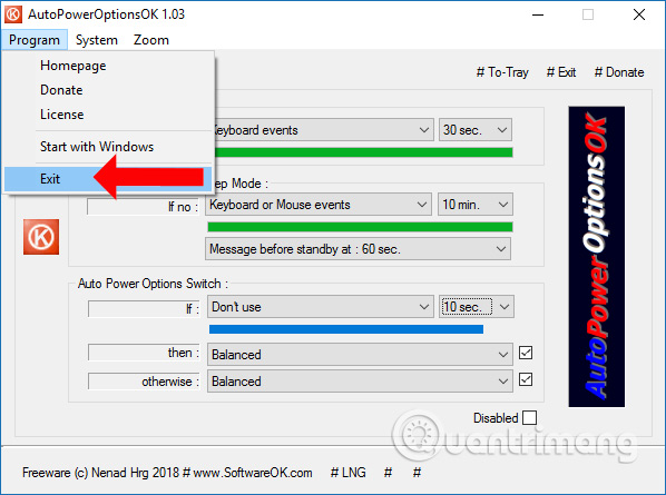 How to save your laptop battery with AutoPowerOptionsOK Picture 10