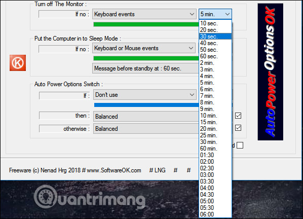 How to save your laptop battery with AutoPowerOptionsOK Picture 5