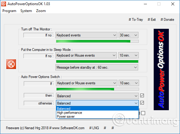 How to save your laptop battery with AutoPowerOptionsOK Picture 8
