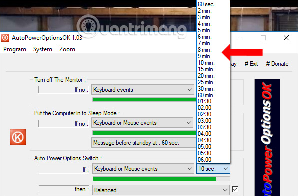 How to save your laptop battery with AutoPowerOptionsOK Picture 9