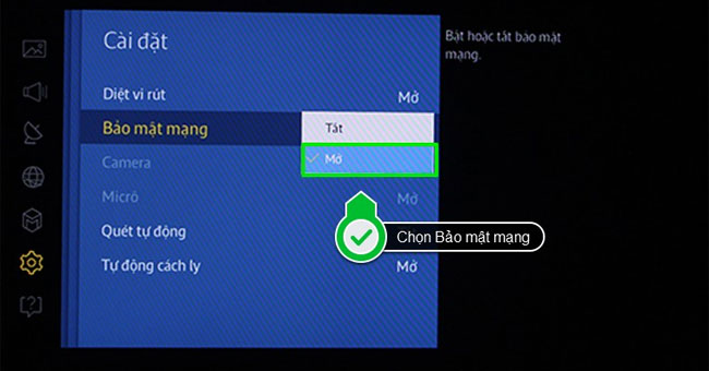 How to scan and kill viruses, malicious codes on Samsung Smart TVs 2015 Picture 8