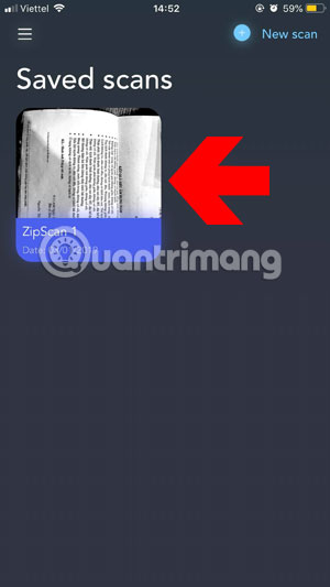 How to scan documents and manage documents with ZipScan Picture 7