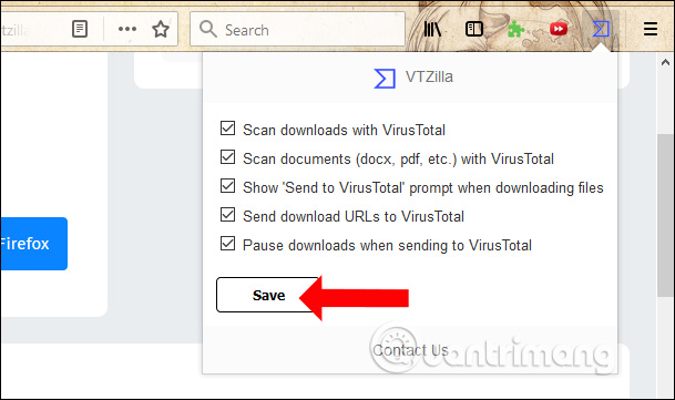 How to scan downloaded files on Firefox Picture 3