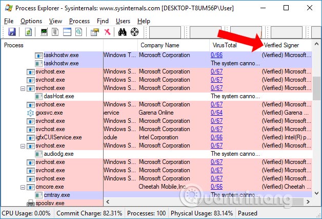 How to scan viruses on Windows with Process Explorer Picture 11