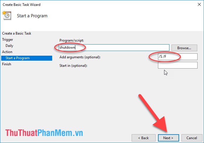 How to schedule a computer to turn off on Windows 10 Picture 11