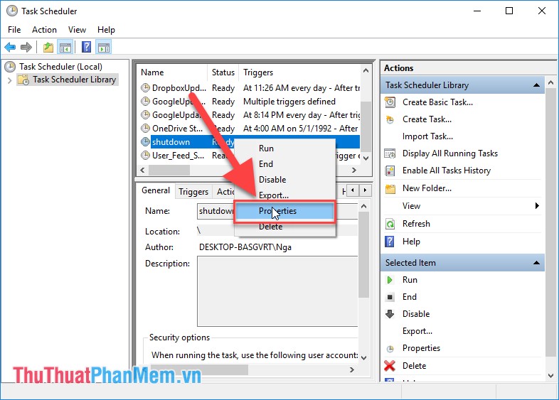 How to schedule a computer to turn off on Windows 10 Picture 14