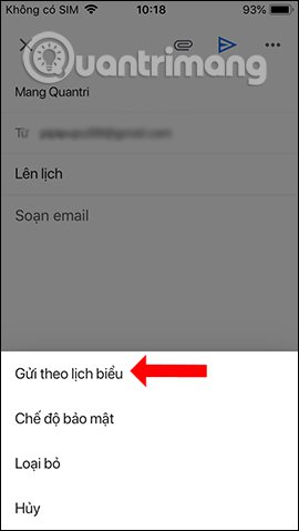 How to schedule an automatic delivery of Gmail Picture 10
