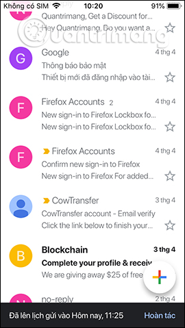 How to schedule an automatic delivery of Gmail Picture 13