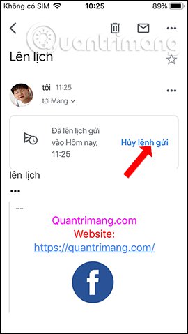 How to schedule an automatic delivery of Gmail Picture 17