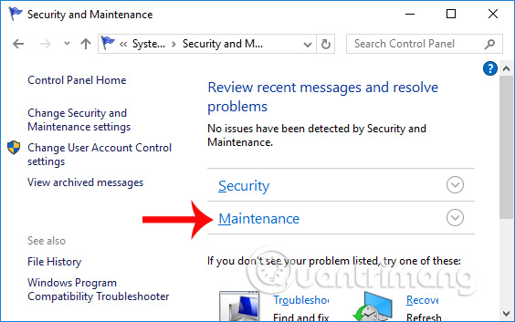 How to schedule automatic maintenance of Windows 10 system Picture 3